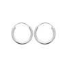 Boucles D'oreilles Petites Créoles Diamètre 1,4CM Argent 925/1000 MIXTE