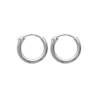 Boucles D'oreilles Petites Créoles Diamètre 1,2CM Argent 925/1000 MIXTE