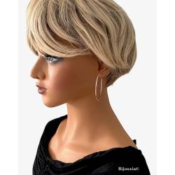 Créoles Diamètre 5cm Plaqué Or 18 CARATS 750/1000