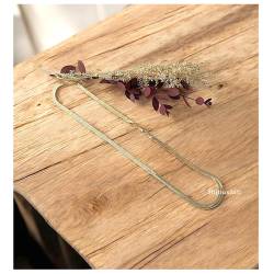 Collier Maille Miroir 45CM Plaqué Or 18 Carats 750/1000