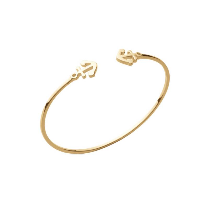Bracelet Symbole Ancre Marine En Plaqué or 18 Carats 750/1000