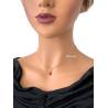 Collier Chaîne + Pendentif Coccinelle Plaqué Or 18 Carats 750/000