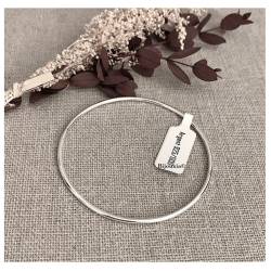 Bracelets Diamètre 6,2cm Triple Joncs En Argent Massif 925/1000