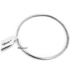 Bracelets Diamètre 6,2cm Triple Joncs En Argent Massif 925/1000