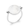 Bague Recto Verso Nacre En Argent Massif 925/1000 T50 à T60