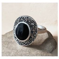 Bague Ovale Cabochon Pierre...