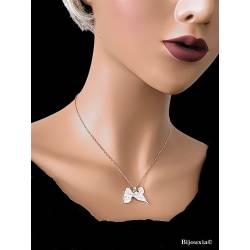 Pendentif Carte GUADELOUPE Argent Massif 925/1000