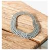 Chaîne 60CM x 4MM Maille Gourmette Argent Massif 925/1000