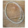 Chaîne 50CM x 4MM Maille Gourmette Argent Massif 925/1000