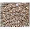 Chaîne Maille Grain de Café 50 cm x 6,5 mm Plaqué Or 18 carats MIXTE