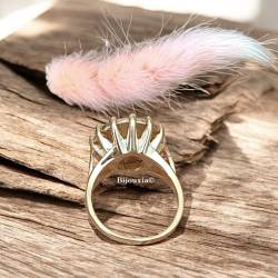 Bague Chevalière Pièce Louis d'or Plaqué Or Tailles 50-52-54-56-58-60