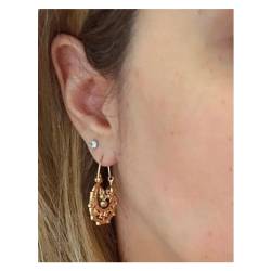 Créoles Savoyardes Plaqué Or 18 carats 750/000