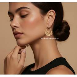 Créoles Savoyardes Plaqué Or 18 carats 750/000