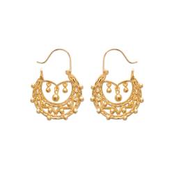 Créoles Savoyardes Plaqué Or 18 carats 750/000