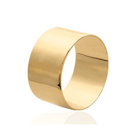Bague Alliance Cylindre Plaqué or 18 CARATS 750/1000 T50 à T60