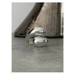 Bague Taille 50 PROMO Large Goutte d'eau Argent Massif 925/1000 Bijoux