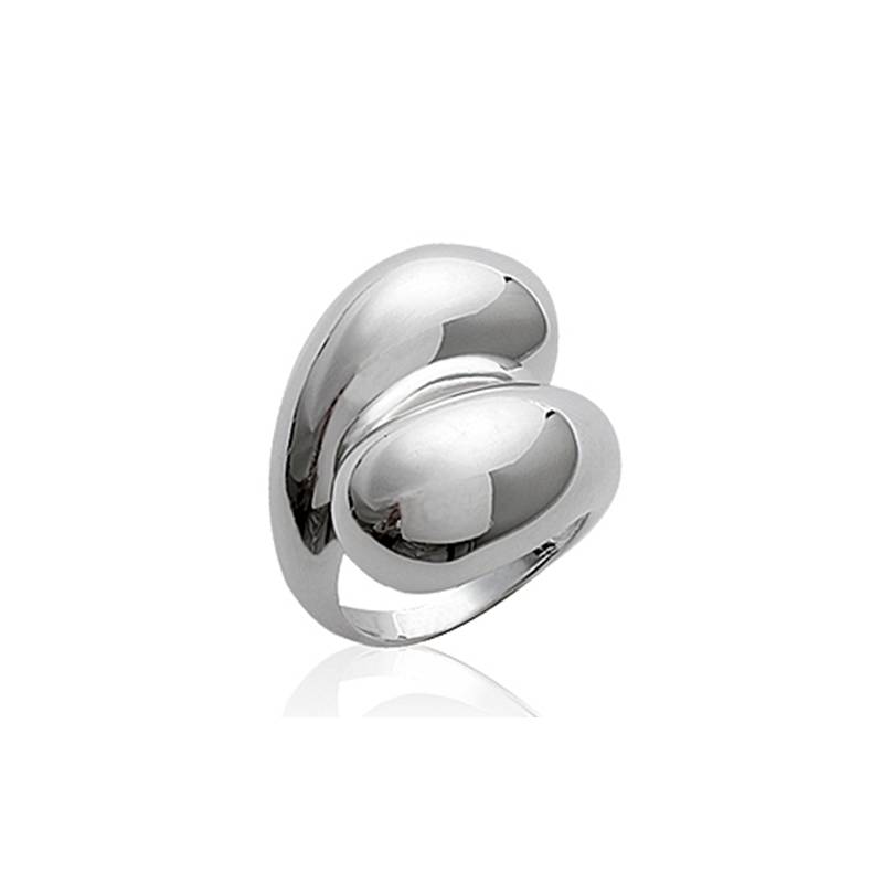 Bague Taille 50 PROMO Large Goutte d'eau Argent Massif 925/1000 Bijoux