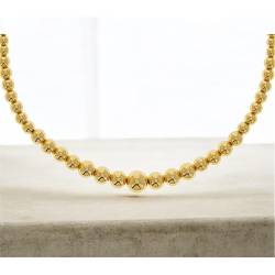 Collier Maille Boule En...