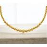 Collier Maille Boule En Chute 45CM En Plaqué Or 18 Carats