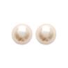 Boucles D'oreilles Perle Beige Nacré Majorque 6MM Argent Massif 925/000