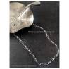 Chaîne Maille Figaro 4MM X 50 CM Argent Massif 925/1000 Poinçonné Bijoux