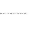 Chaîne 45CM X 3MM Figaro Alternée 1-1 Argent Massif 925/1000