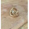 Bague Croisée Ruban En Plaqué or 18 CARATS 750 Millièmes Tailles 50 à 58