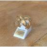 Bague Croisée Ruban En Plaqué or 18 CARATS 750 Millièmes Tailles 50 à 58
