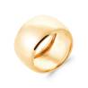 Grosse Bague Cylindre En Plaqué Or 18 Carats 750/000 Tailles CHOIX T50 à 60