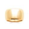 Grosse Bague Cylindre En Plaqué Or 18 Carats 750/000 Tailles CHOIX T50 à 60