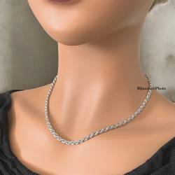 Collier Maille Corde...