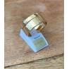 Bague Cylindre - Ouverte En Plaqué Or 18 Carats 750/000 Tailles CHOIX T50 à 60