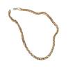 Collier Maille Palmier Plaqué Or 18 carats 45CM X 5MM Bijoux Femme