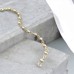 Bracelet Boules 6MM En Plaqué Or 18 carats 750/1000