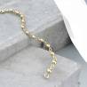 Bracelet Boules 6MM En Plaqué Or 18 carats 750/1000