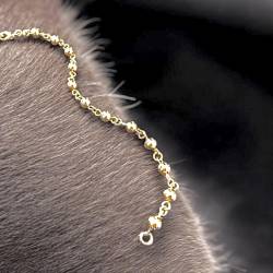 Bracelet Boules 6MM En Plaqué Or 18 carats 750/1000