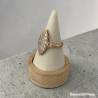 Bague MARQUISE ZIRCONIUM Plaqué or 18 CARATS Tailles 48 à 64