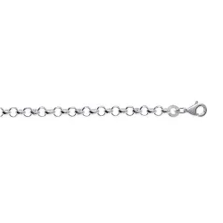 Chaîne Maille Jaseron 40cm x 2mm en Argent Massif 925/000