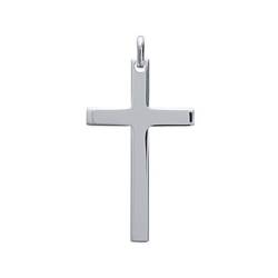 Collier chaîne gourmette + pendentif croix en argent 925/000 Bijoux NEUF Mixte