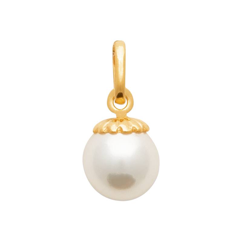Pendentif Perle Imitation Plaqué Or 18 Carats Bijoux