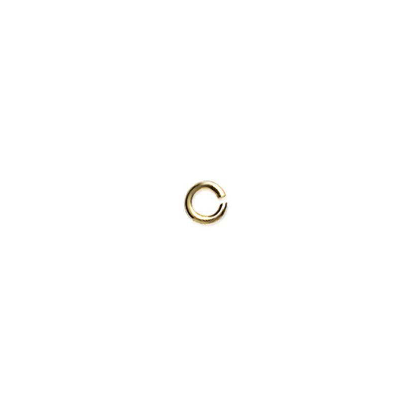 Anneau De Jonction Ouvert Apprêt Pour Collier/Bracelet Plaqué or 18 Carats
