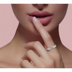 Bague Alliance Ciselée En Argent Massif 925/1000 Bijoux T50 à 60