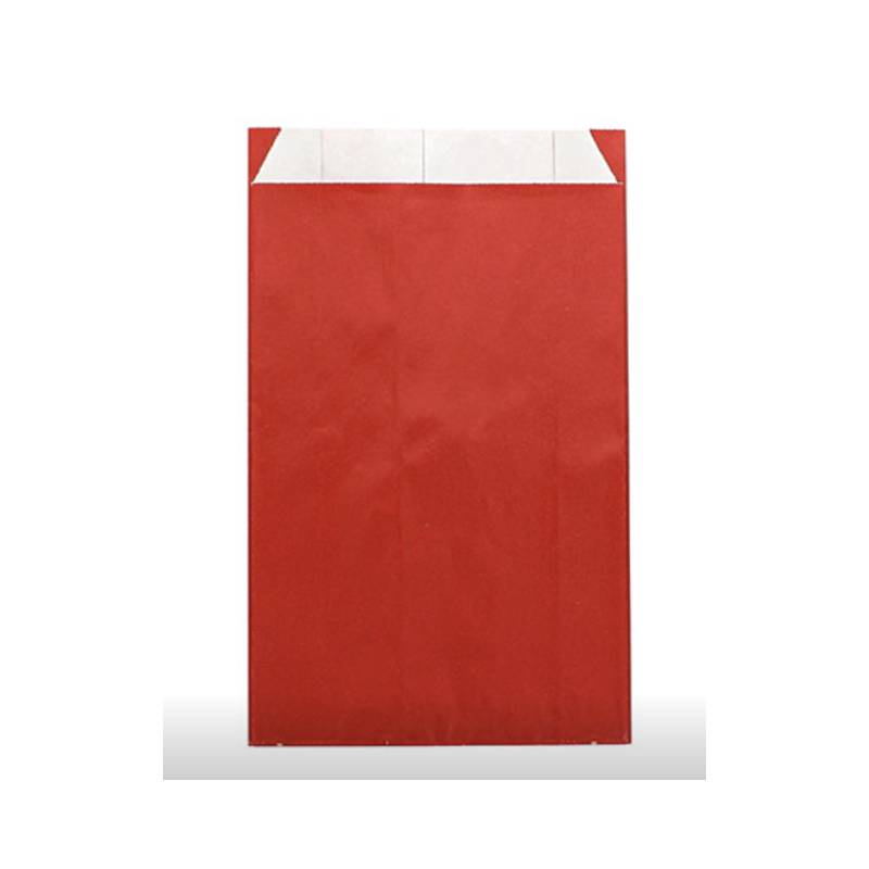 Emballage cadeau à soufflet "Rouge" Brillant" 12cm x 4,5cm x 20cm