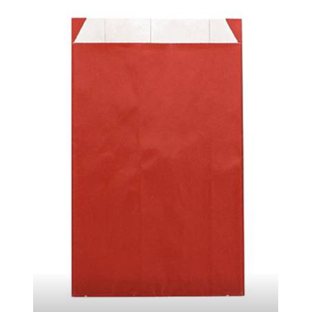 Emballage cadeau à soufflet "Rouge" Brillant" 12cm x 4,5cm x 20cm
