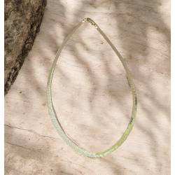 Collier Maille Miroir 45CM Plaqué Or 18 Carats 750/1000