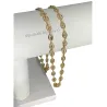 Chaîne Maille Grain De Café 45 CM X 5MM Plaqué or 18 CARATS 750/1000
