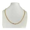 Chaîne Grain De Café 50 CM Plaqué or 18 CARATS 750/1000 Bijoux Homme