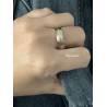 Bague Bicolore en Acier Inoxydable&Plaqué or 3 microns Bijoux T 52 à 70 MIXTE