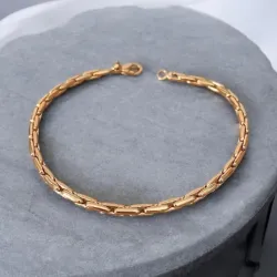 Bracelet Maille Paloma En Plaqué Or 18 Carats 750/1000