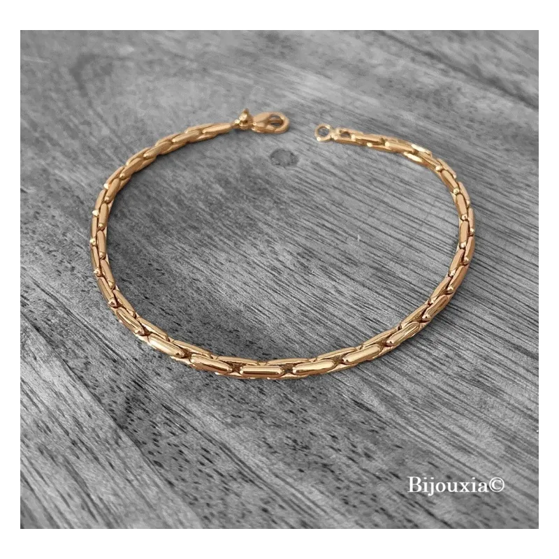Bracelet Maille Paloma En Plaqué Or 18 Carats 750/1000